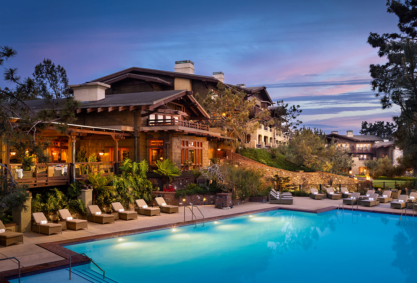 Premium resort pool and landscaped grounds